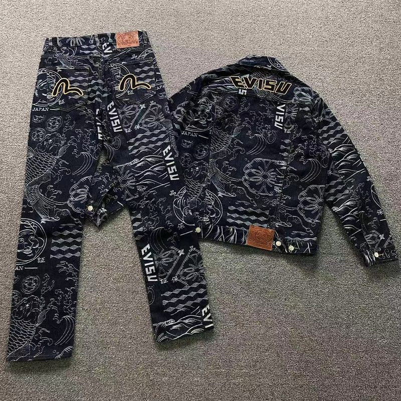 EVISU JACKET TROUSERS 2