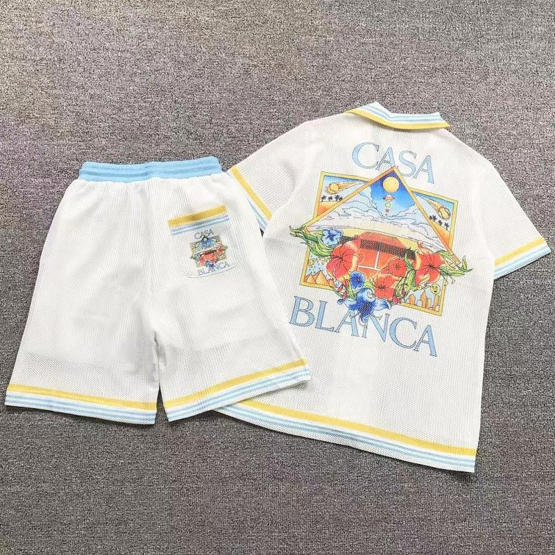 CASABLANCA T-SHIRT SHORTS 13