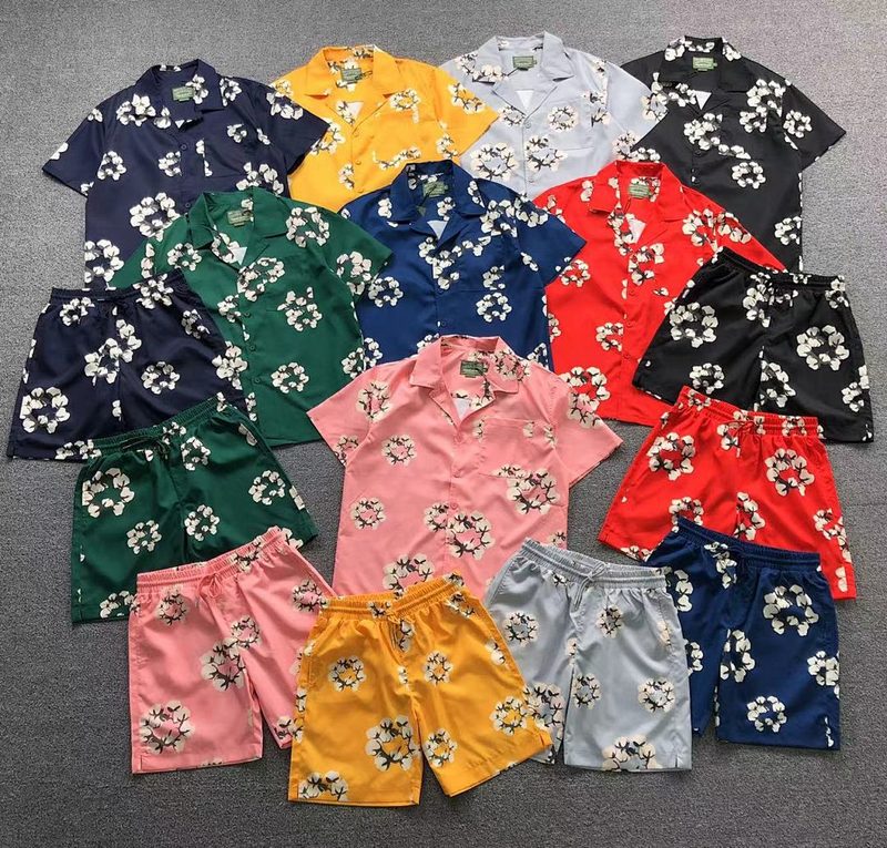 DENIM TEARS SHIRT SHORTS 40