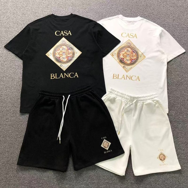 CASABLANCA T-SHIRT SHORTS 67