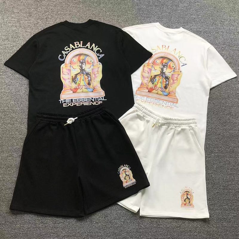 CASABLANCA T-SHIRT SHORTS 69