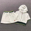 CASABLANCA T-SHIRT SHORT SKIRT FEMAIE STYIE 73