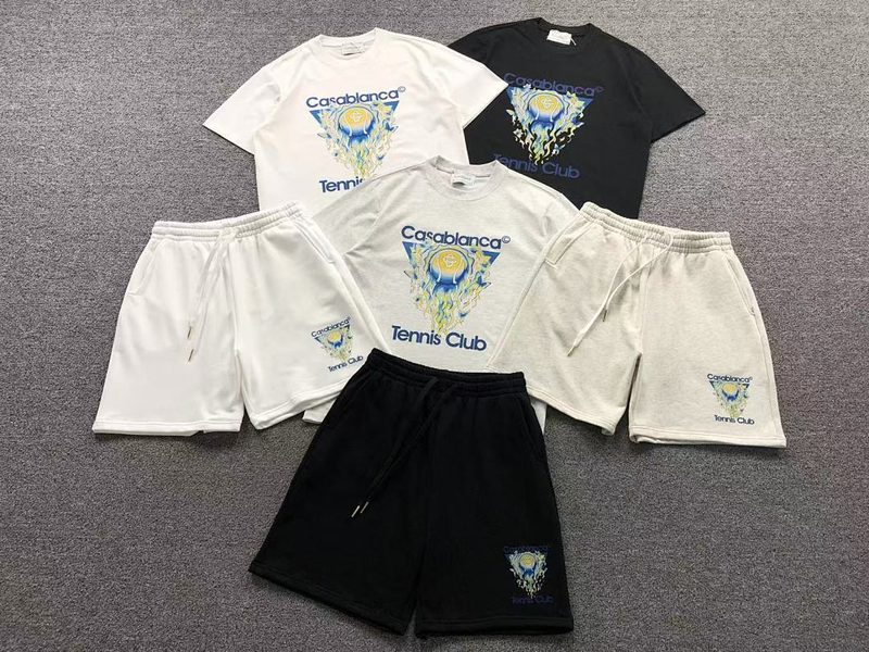 CASABLANCA T-SHIRT SHORTS 134