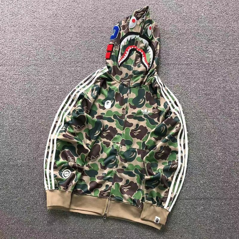 ADIDAS BAPE HOODIE 165