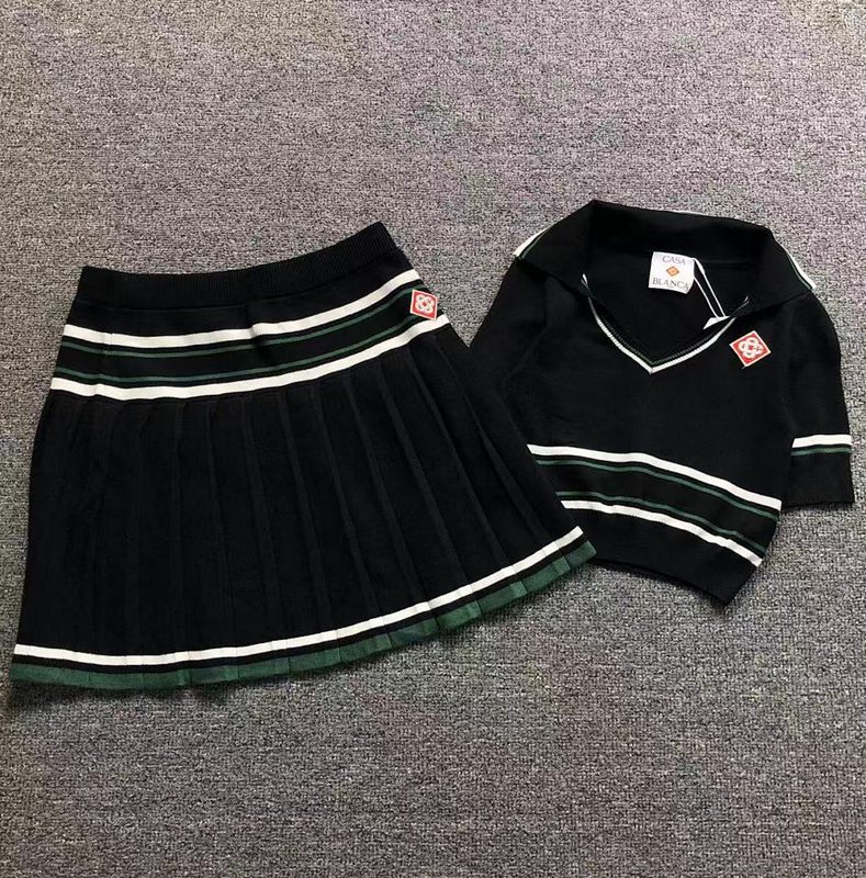 CASABLANCA SWEATER SHORT SKIRT FEMAIE STYIE 199