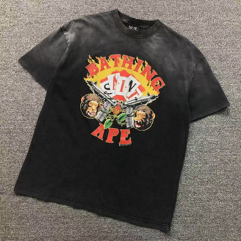 SAINT MICHAEL BAPE T-SHIRT SMA036 210