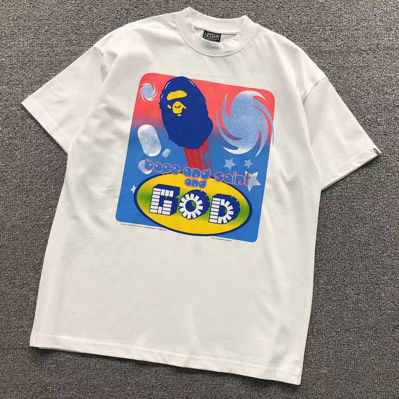 SAINT MICHAEL BAPE T-SHIRT 214
