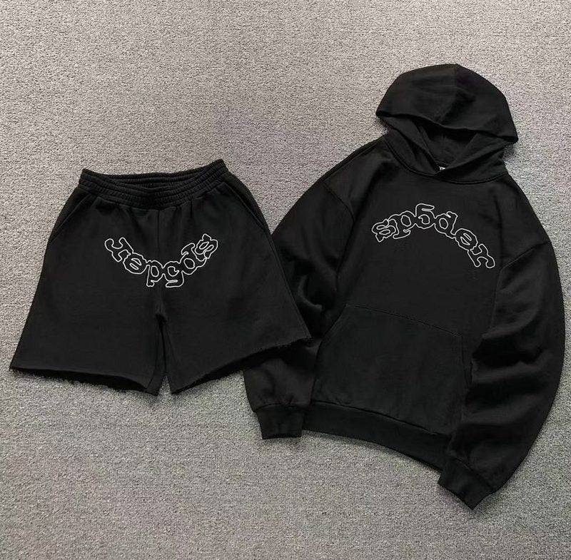 SP5DER HOODIE SHORTS 267