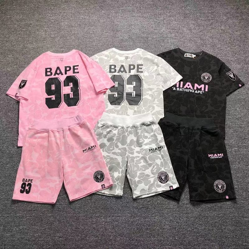 BAPE T-SHIRT SHORTS 396