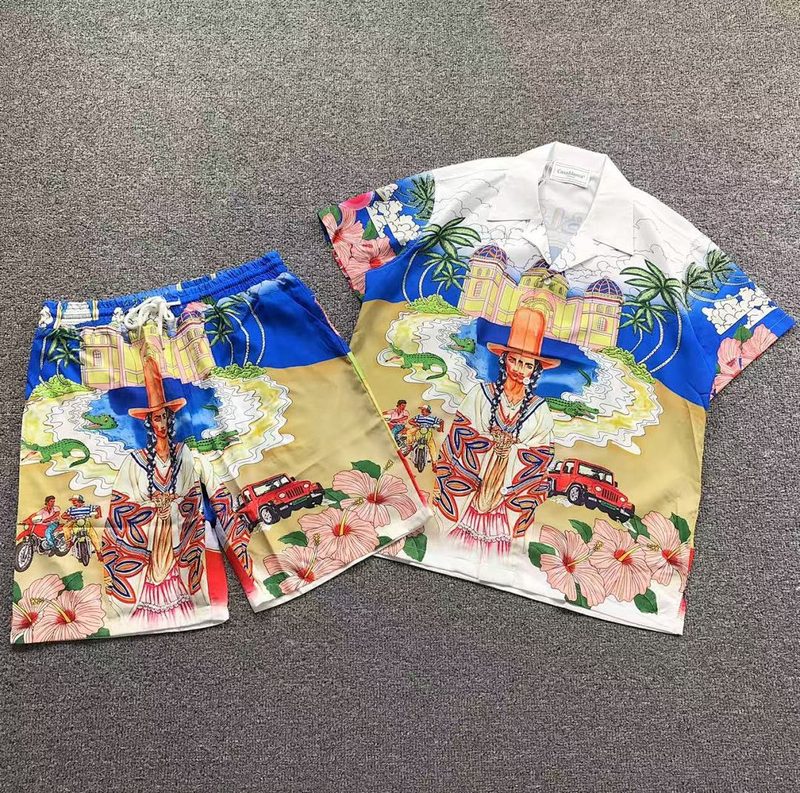 CASABLANCA SHIRT SHORTS 404