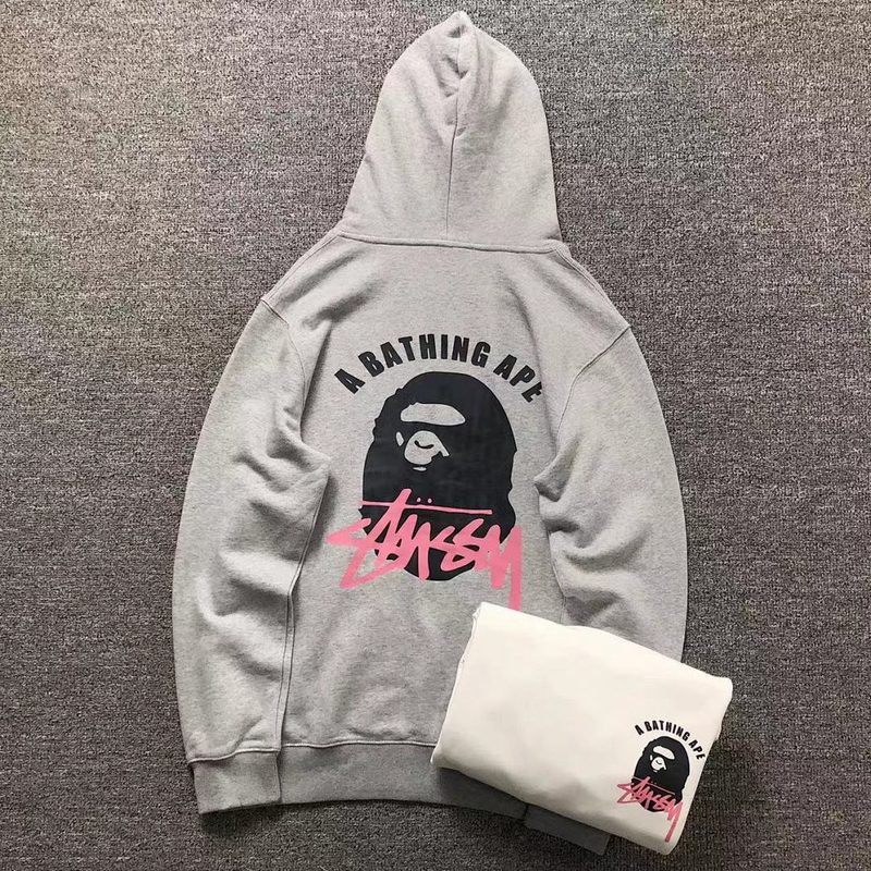 STUSSY X BAPE HOODIE 542