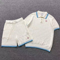 CASABLANCA POLO SHORTS SWEATER 665