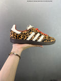 Adidas Originals SambaOG”White Orange Leopard“