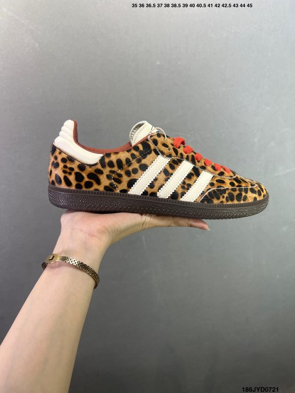 Adidas Originals SambaOG”White Orange Leopard“