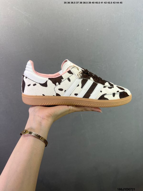 Adidas Originals SambaOG”White Orange Leopard“