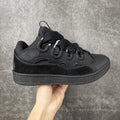 YH Lanvin Leather Curb Sneakers