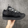 YH Lanvin Leather Curb Sneakers